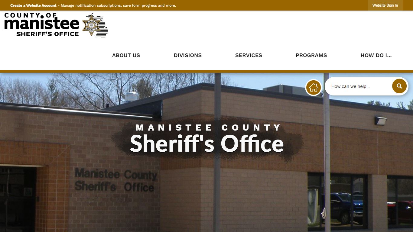 Sheriff's Office | Manistee County, MI